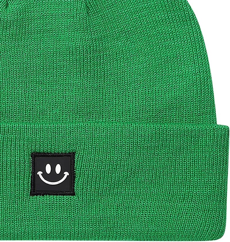 MaxNova Knit Beanie Hat with Smile Face for Men/Women - Image 2